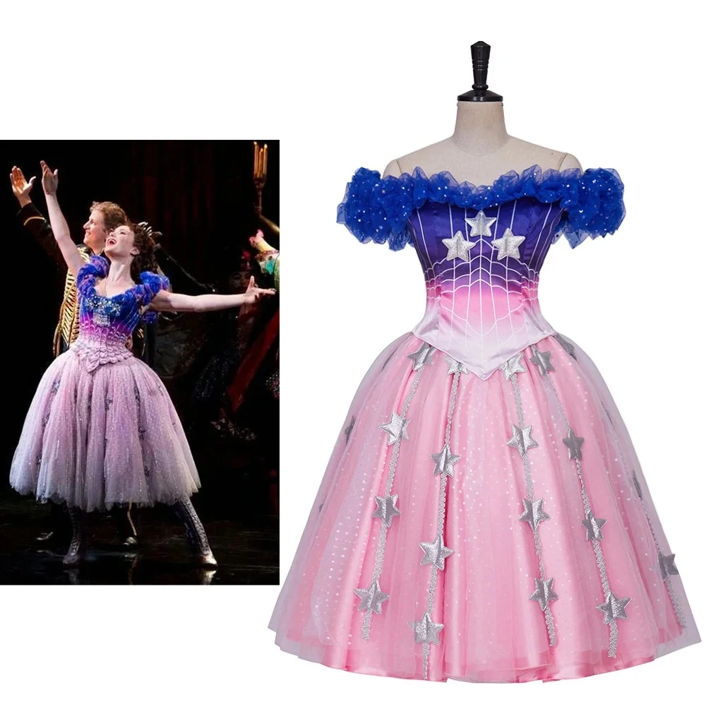 Phantom Of The Opera Christine Daae Cosplay Ster Kwastje Jurk Prinses Kostuum Voor Vrouwen Fantasia Stage Performance Baljurk - afbeelding 2