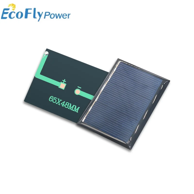 1PC 3V Mini Solar Panel Square/Circle  90mA 100mA 120mA 150mA  210mA 400mA DIY Solar Small Motor