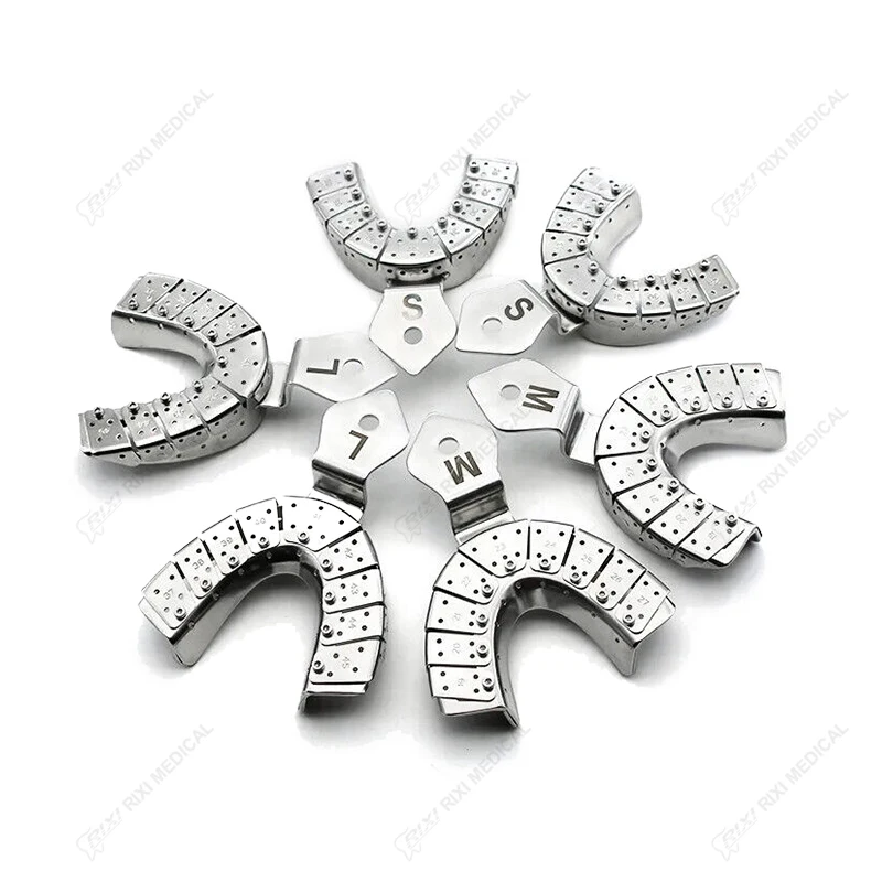 

Стоматологический слепочный лоток из нержавеющей стали, высококачественные металлические слепочные лотки