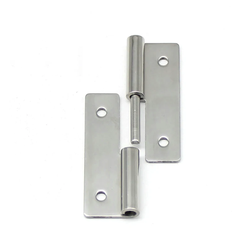 2-Inch Removable 304 Stainless Steel Hinge for Industrial Machinery Doors, Up and Down Detachable