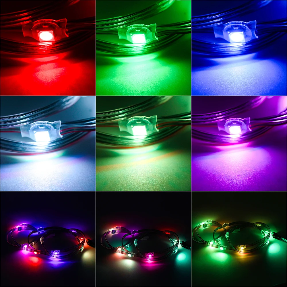 SK6812 RGB RGBW RGBNW RGBWW Черно-белая печатная плата 5В LED WS2812B SK6812 RGBW SMD чипы с радиатором WS2811 IC 5050 SMD RGB LED