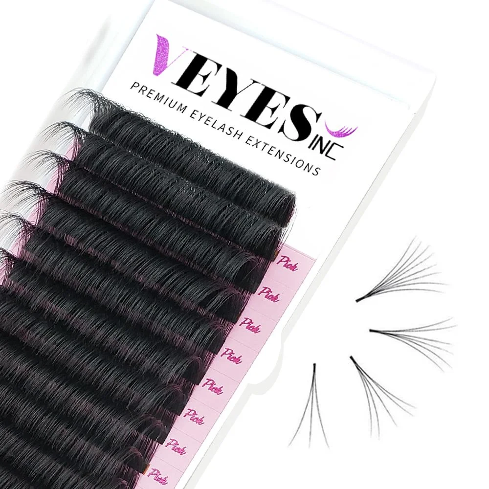 Veyes Inc Individual Eyelash Extensions Faux Mink Lashes 17-25mm Veyelash Professionals Classic Soft Natural Lash Bulk Wholesale