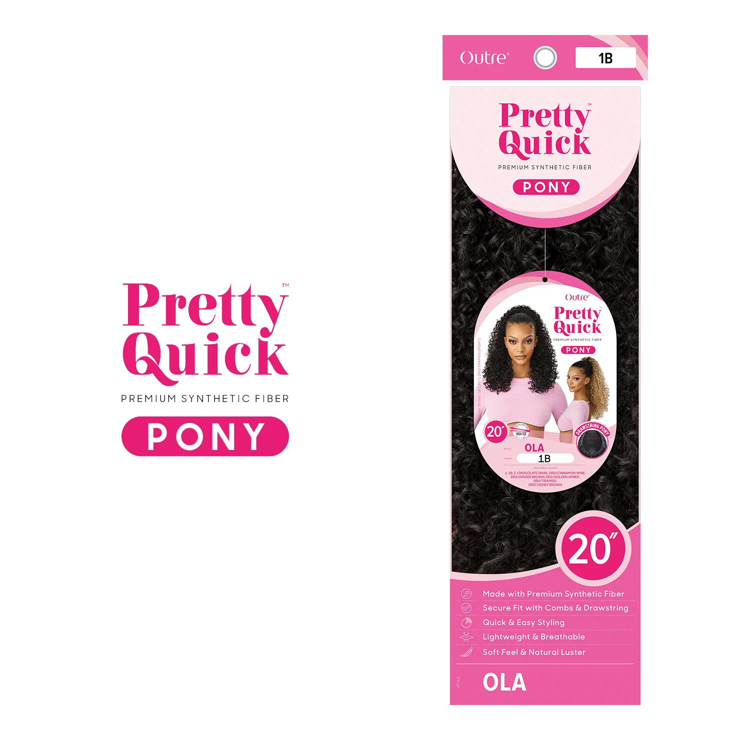 ذيل حصان صناعي برباط من Outre Pretty Quick Pony Ola