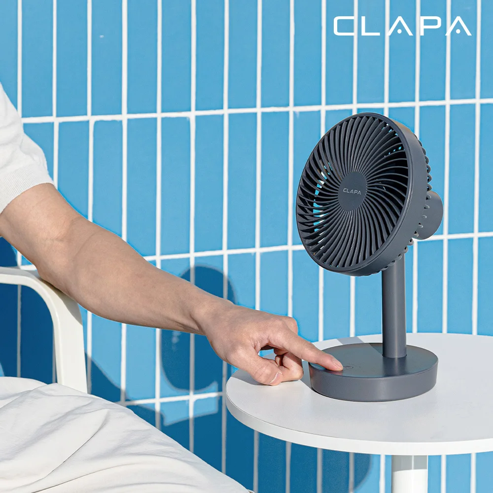 클래파 탁상용 선풍기 BLDC 자동회전 무선 캠핑 사무실 미니 소형선풍기 AOF-400D - 2