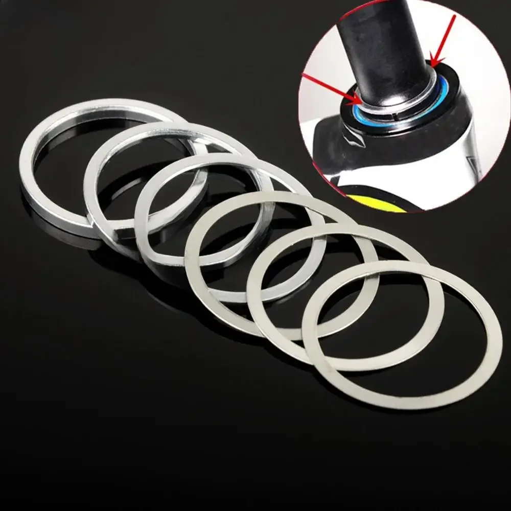 Rondelles de réglage de vélo en alliage d'aluminium, cache anti-poussière, fourche avant, entretoise de casque, accessoires de cyclisme