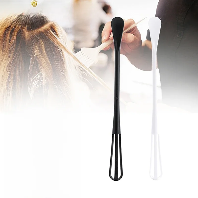 Salon de coiffure colorant crème fouet plastique colorant agitateur Barbe cuisine fouet outil