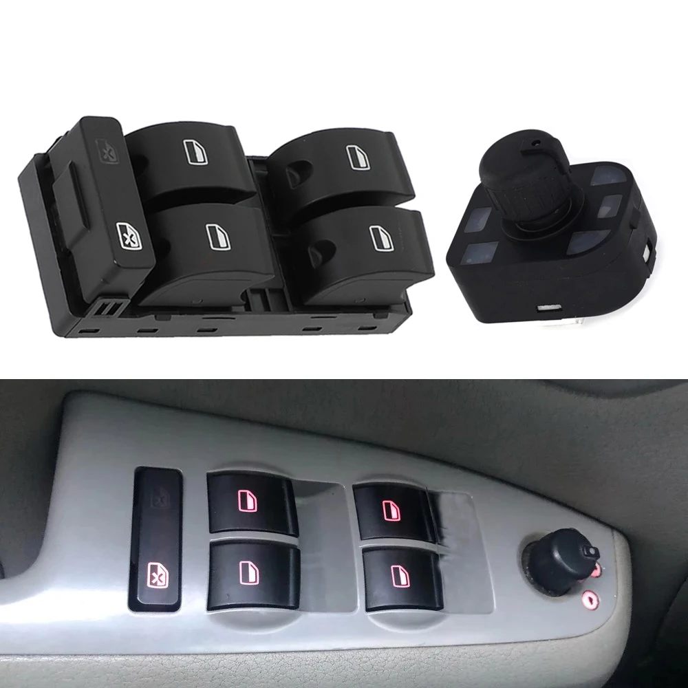 SORGHUM Driver Side Electric Power Master Window Switch For Audi A4 A4 Avant A4 Quattro S4 Avant 4.2L RS4 8E0959851B 8E0 959 855