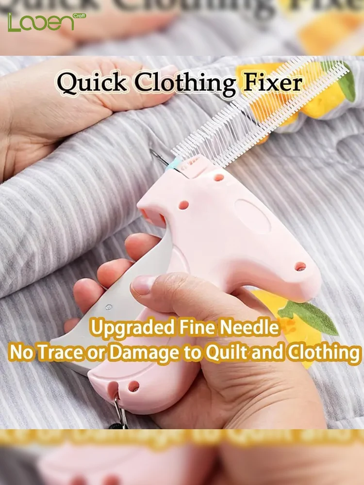 

Soft Silicone Quilt Holder, Needle-Free & Trace-Free Bed Sheet Anti-Slip Corner, Duvet Cover Tag GunRandom Color
