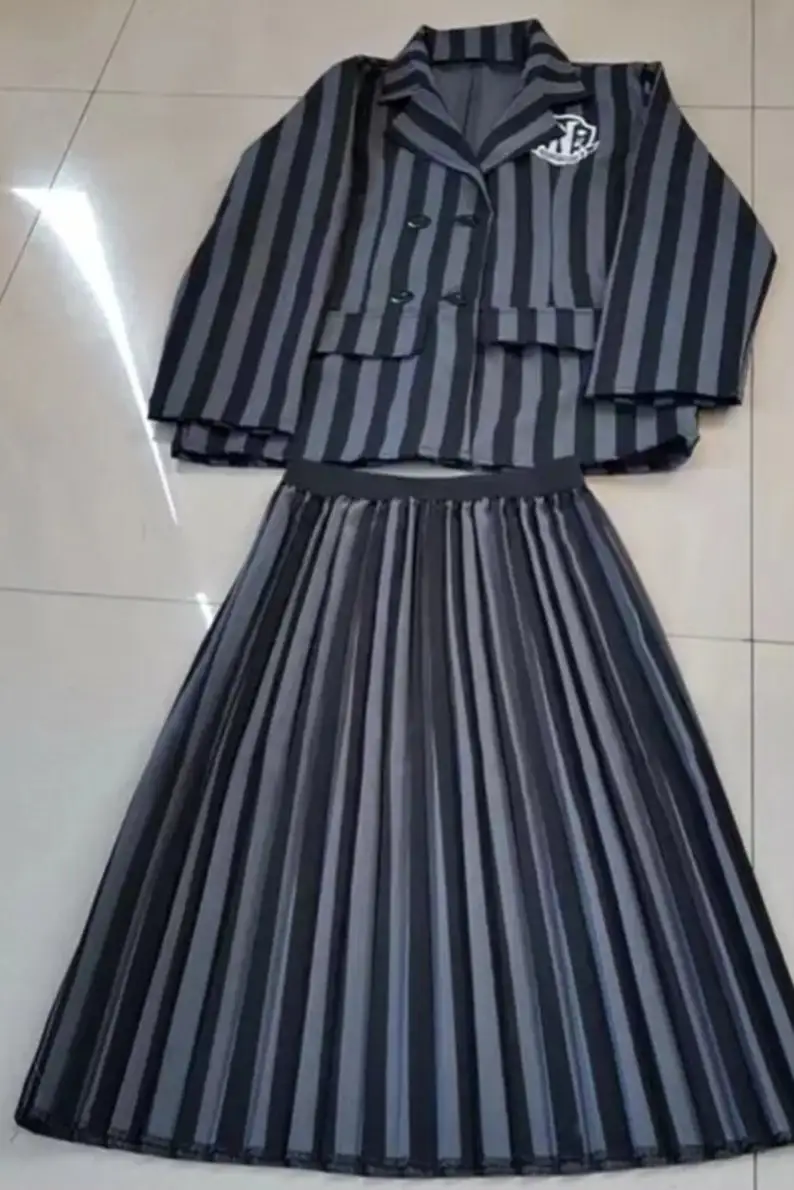 Wednesday Addams Girls Black tulle dress Wednesday Addams NevermoreWednesday Addams Jenna Ortega Nevermore Academy Uniform image 4