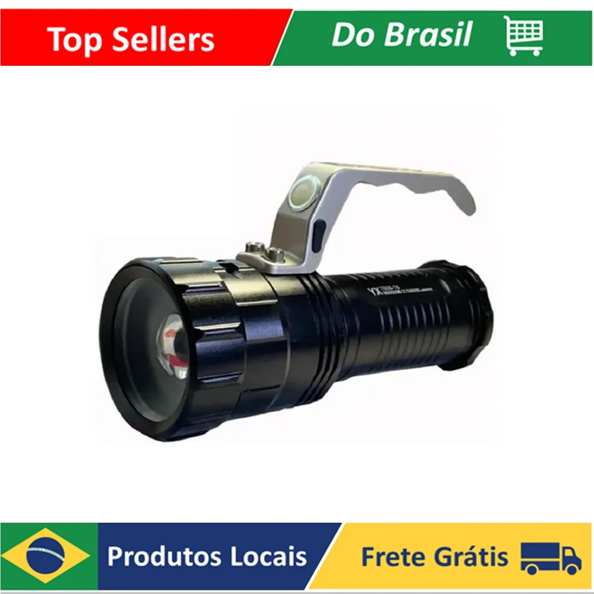 Lanterna Holofote T6 Led Super Potente Foco Ajustável 677