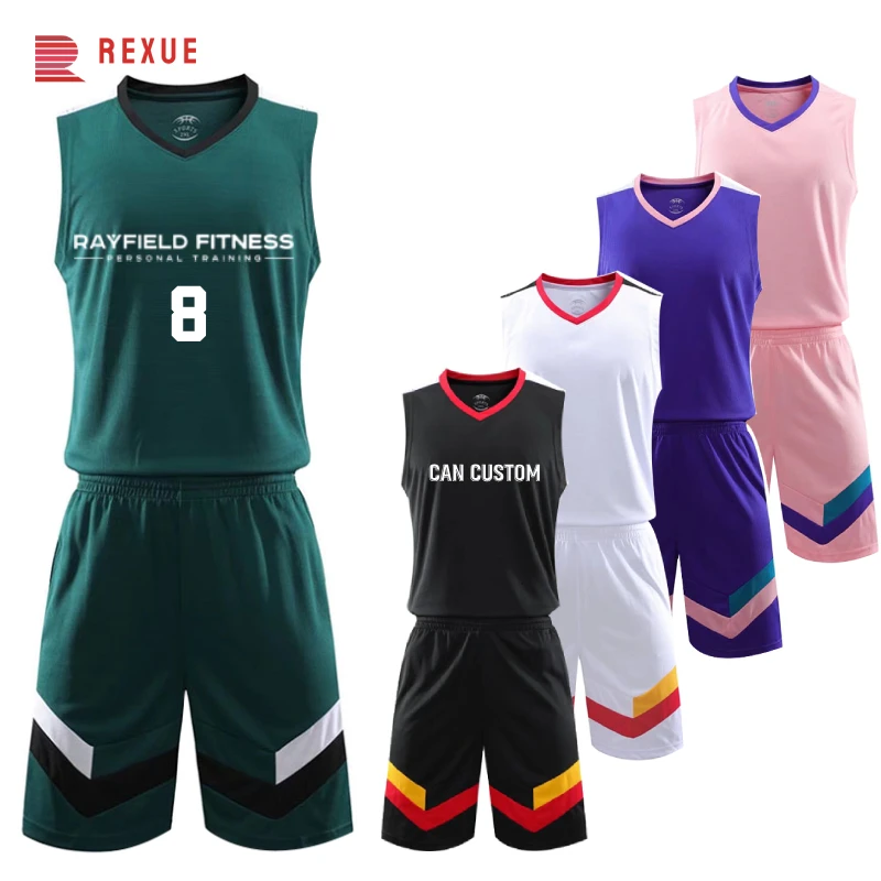 Best Team Basketball Jersey Mens Boys stampa a sublimazione Logo nome basket College Team Uniform nero bianco verde colore