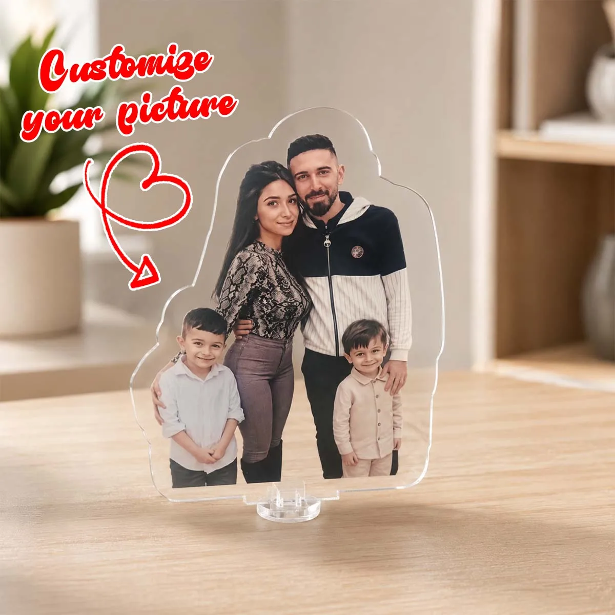 Custom 2D Acrylic Pet Desktop Ornament | Upload Your Pet Photo | The Perfect Gift for Pet Lovers view 5