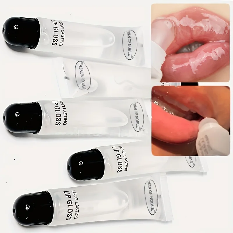 Brillant à lèvres finition brillante 5 pièces, crème hydratante pour tous les Types de peau, huile à lèvres hydratante Non collante, longue durée pour les lèvres sèches