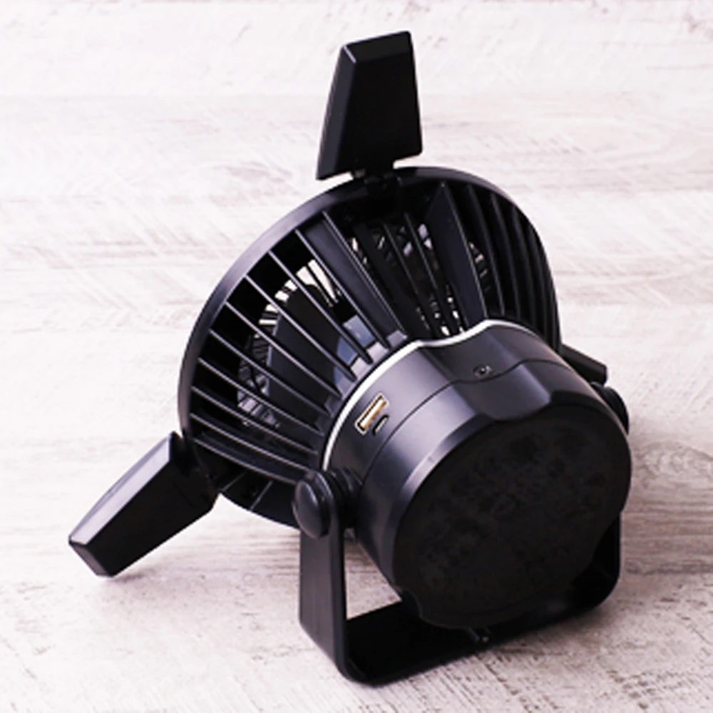 مروحة قماش القنب اللاسلكية المحمولة للتخييم من Deluce Dlf-Pcp71Nk