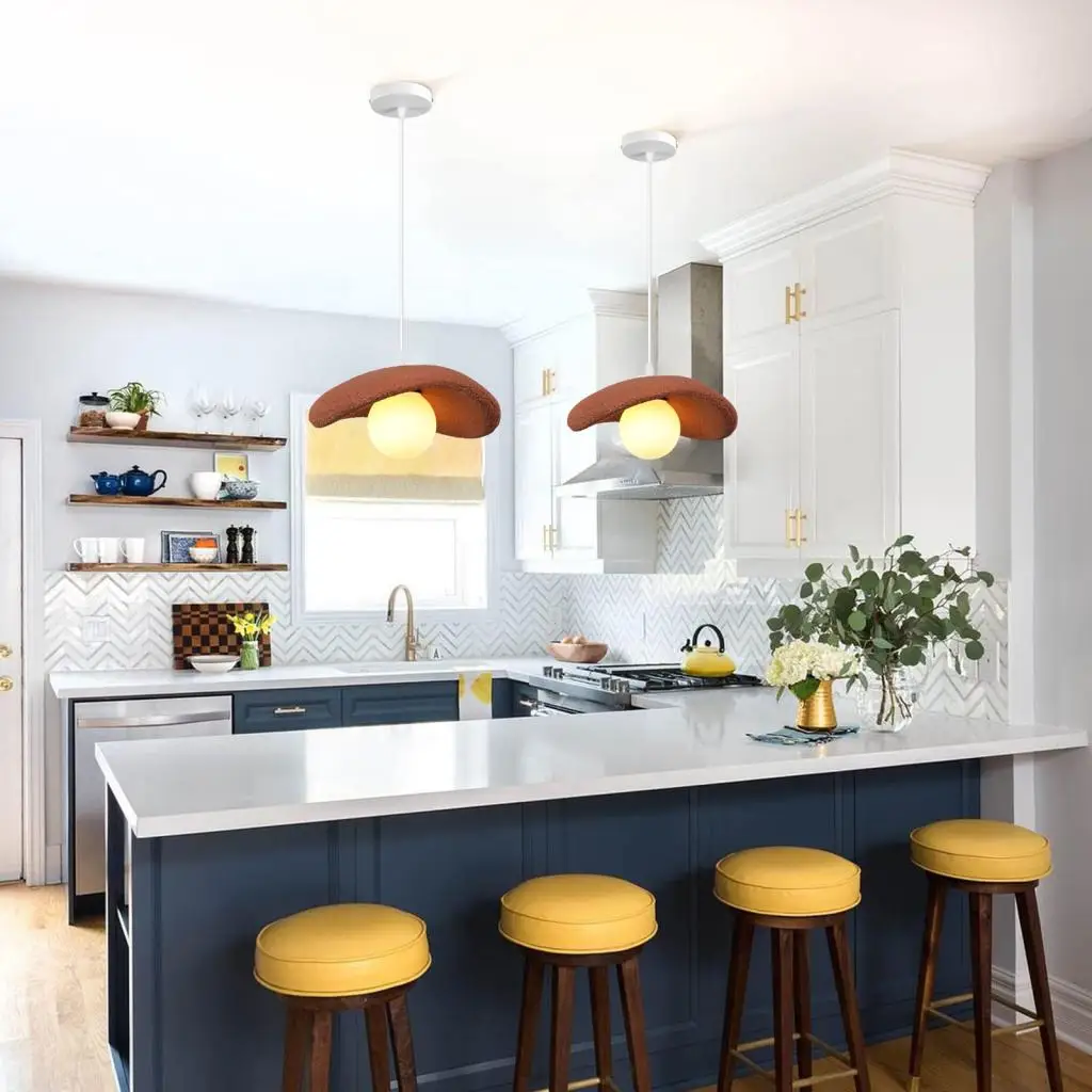 

Подвесной светильник из скандинавской смолы, креативные подвесные светильники для гостиной, ресторана, японский бар, магазин одежды, светильники E27