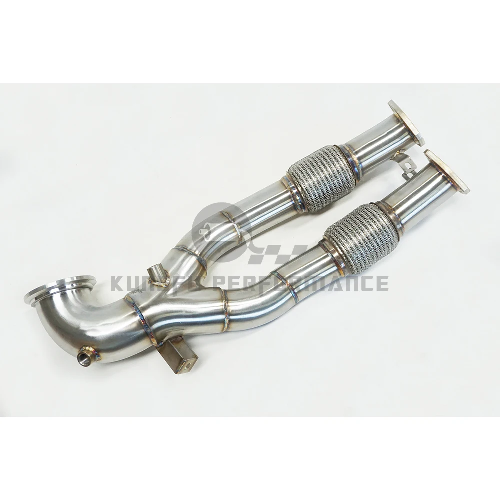 KUNGFU PERFORMANCE EVO2 EA855 Cast Turbo 8V RS3 e 8S TTRS 2.5T EVO Catless rs3 Downpipe 2017 +