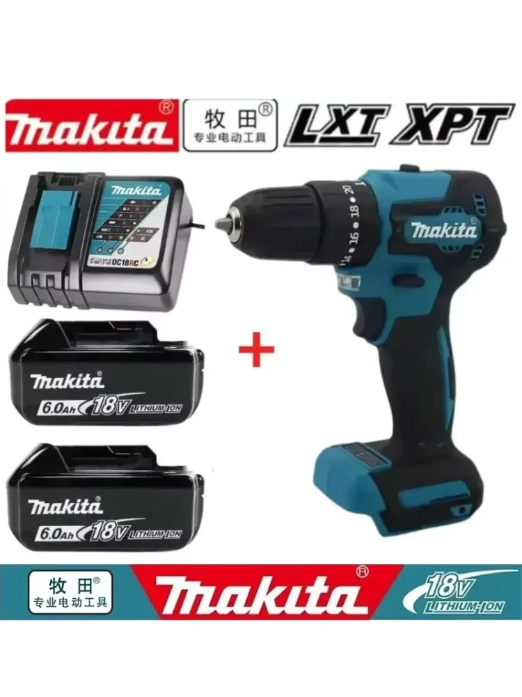 18V 6,0Ah Wiederaufladbarer LXT-Akku, Original Makita mit BMS, Lange Lebensdauer Passend für BL1830B BL1840B BL1850B Werkzeuge