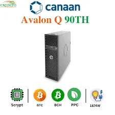 Canaan Avalon Q 90TH Bitcoin Home Miner