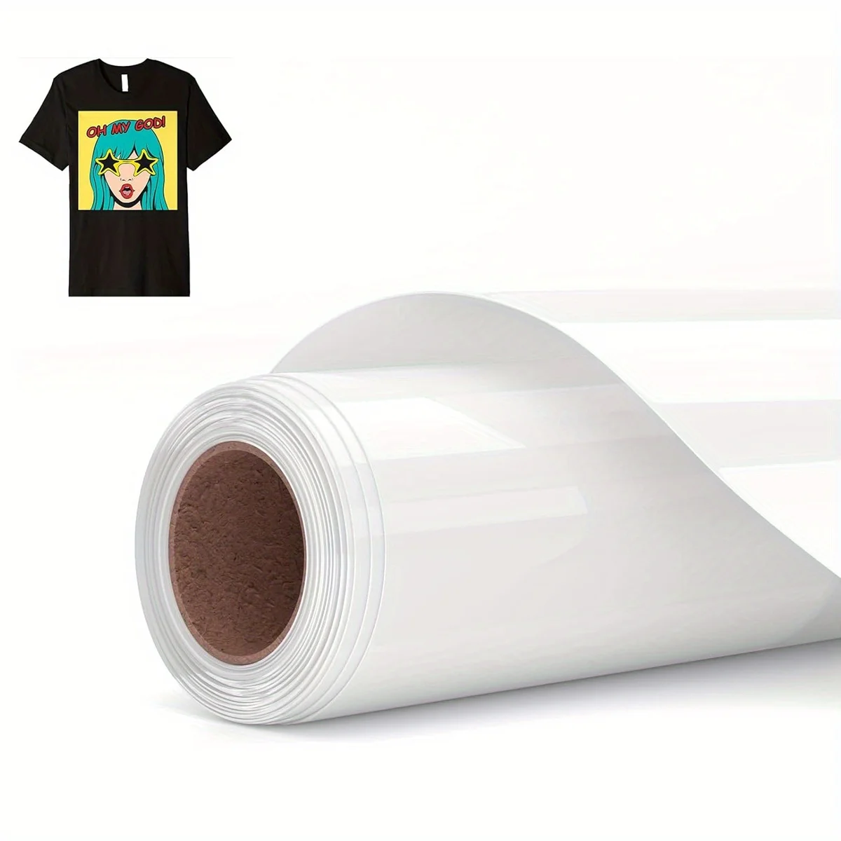 

Sublimation HTV Roll for Dark/Light Fabric-Blanks Matte Sublimation Vinyl for Creating Custom Shirts, Bags, Hats, Pillows