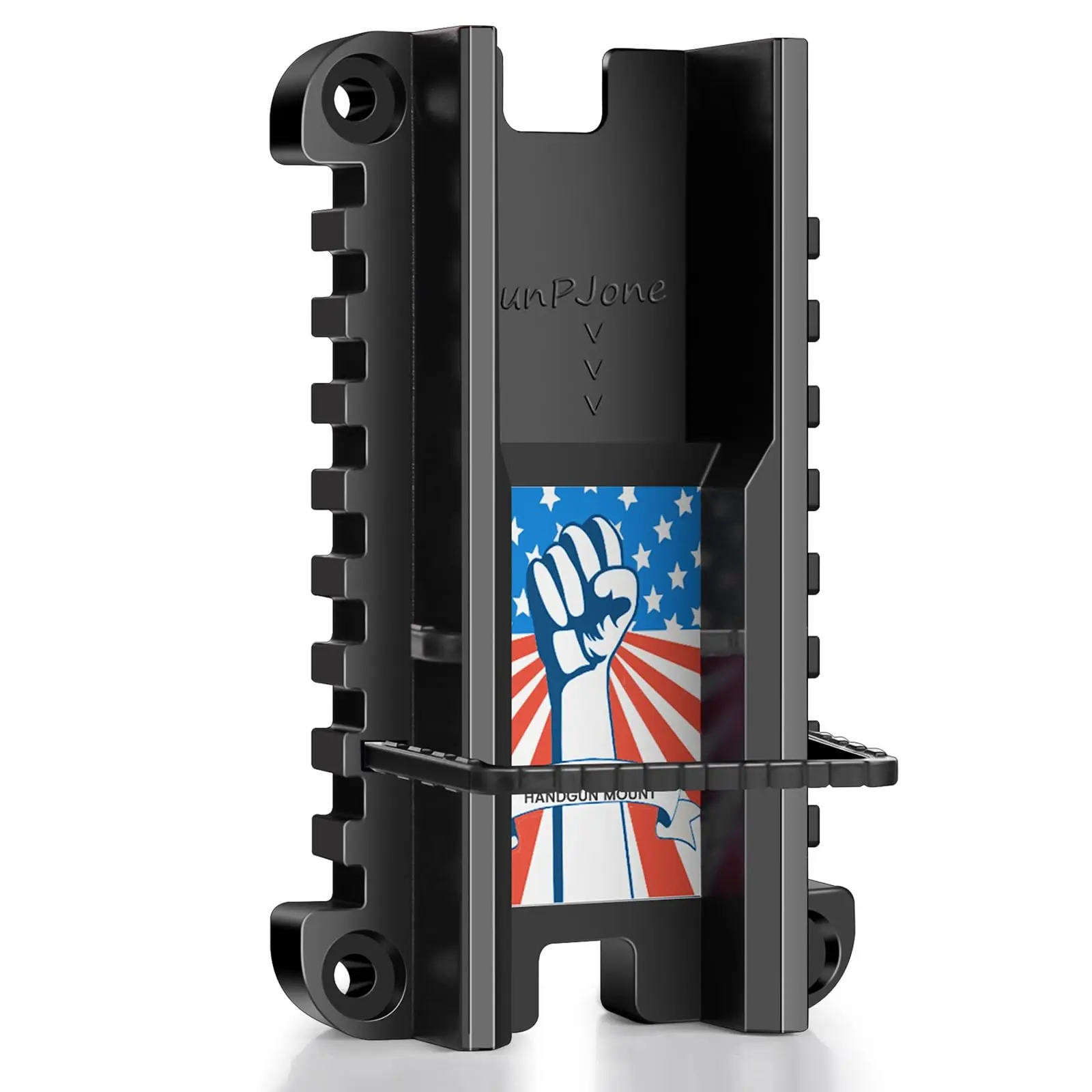 

Magnetic Quickdraw Holster for Pistols, for Vehicles and Home - Magnetic Gun Mount, for Cars Trucks Desks Safes Walls Gun Gear