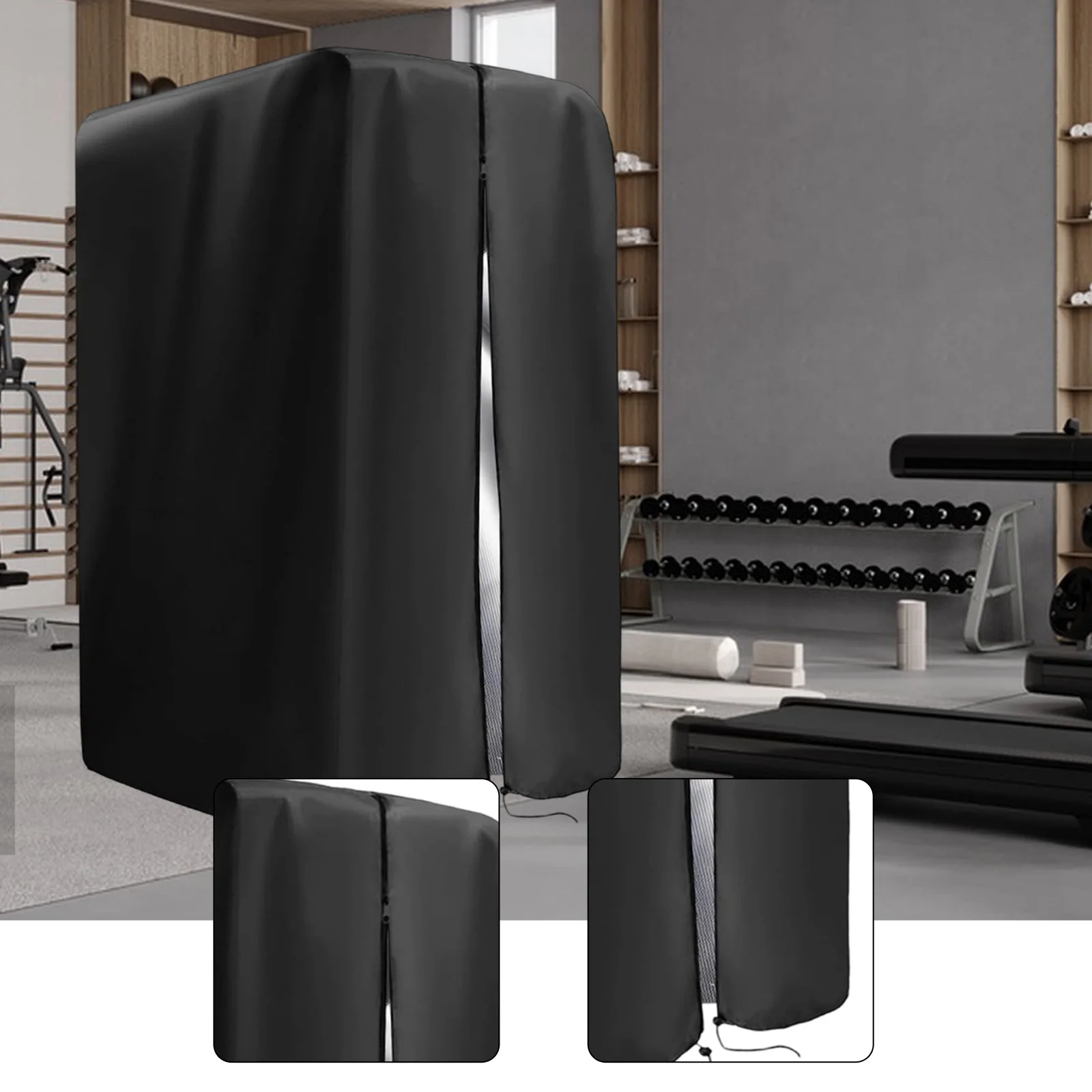 

Gym Rack Cover for Home Exercise Fitness Equipment Bottom Drawstring Protector,Oxford Horizontal Bar Lifting Device Dust Cover