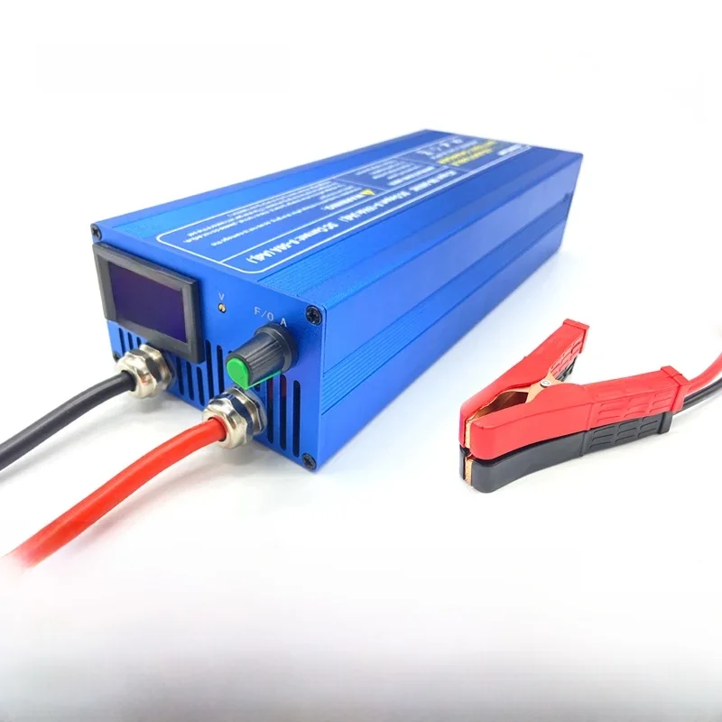 Adapter akumulatora 14,6 V Napięcie ładowania akumulatora 12 V Regulacja prądu 50A Ładowarka Lifepo4 Szybkie ładowanie Ładowarka do akumulatorów litowych — zdjęcie produktu 7