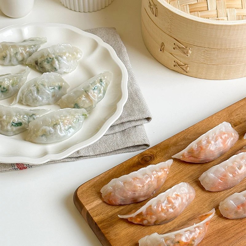 4팩 금상첨화 감자피 일품인 투명만두 2종