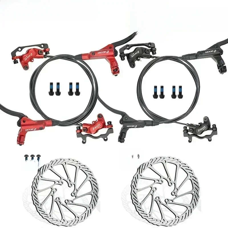 AliExpress ZOOM 4 Piston Hydraulic Disc Brake Set HB876 Bicycle Brakes Kit Oil Pressure MTB Brakes with 160mm Rotor Bicycle Accessories