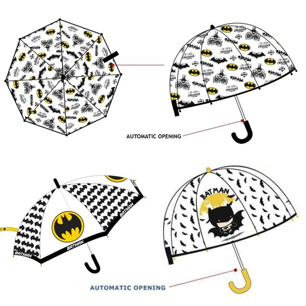 Batman transparent umbrella for children, rain, gift, good