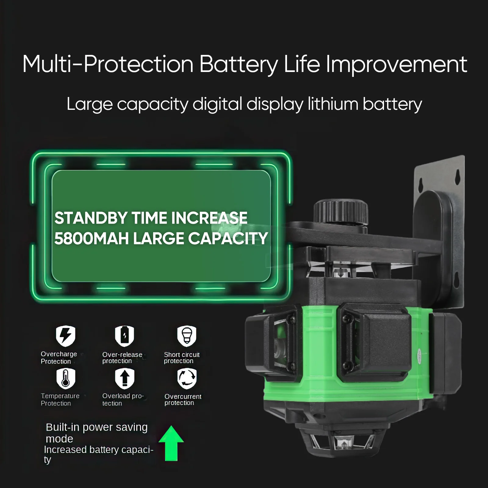 3D/4D 12/16 line laser level 3 ° Automatic leveller USB rechargeable battery Vertical leveller horizontal laser level