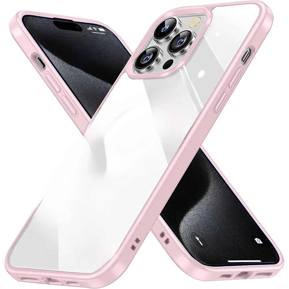 Nie żółte etui do Magsafe Mag Safe iPhone 15 Pro Max 14 Plus 13 Mini 12 11 X XS XR SE 2022 2020 8 Pokrowiec na telefon Akcesoria — zdjęcie 2