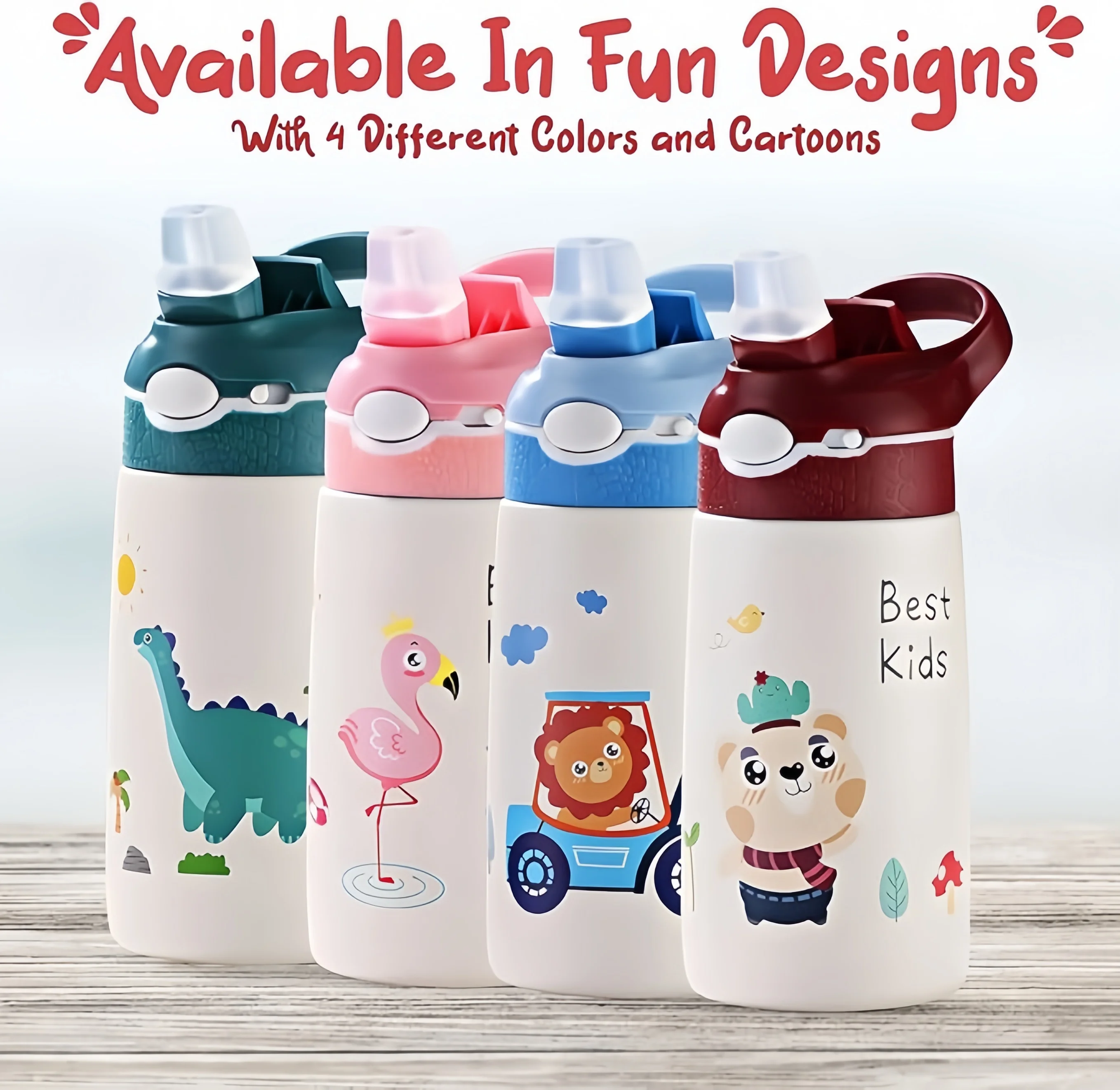 

Детская бутылка для воды из нержавеющей стали и тритана с соломенной крышкой и ручкой, герметичная чашка-непроливайка для малышей в школе на открытом воздухе, прочный L