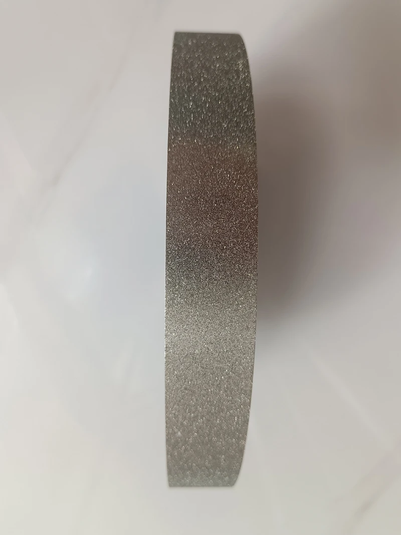 Roda Poles 8 Inci 200mm Lubang 25.4mm Berlapis Elektroplating Bentuk Datar untuk Pengamplasan Perhiasan