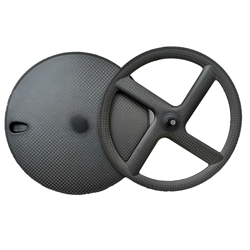 AliExpress xnbori Factory Time Trial Disc Wheelset Carbon 4 Spokes For Wheels  Rear  for Road /TT Bike /Track  Center Lock Disc Brake
