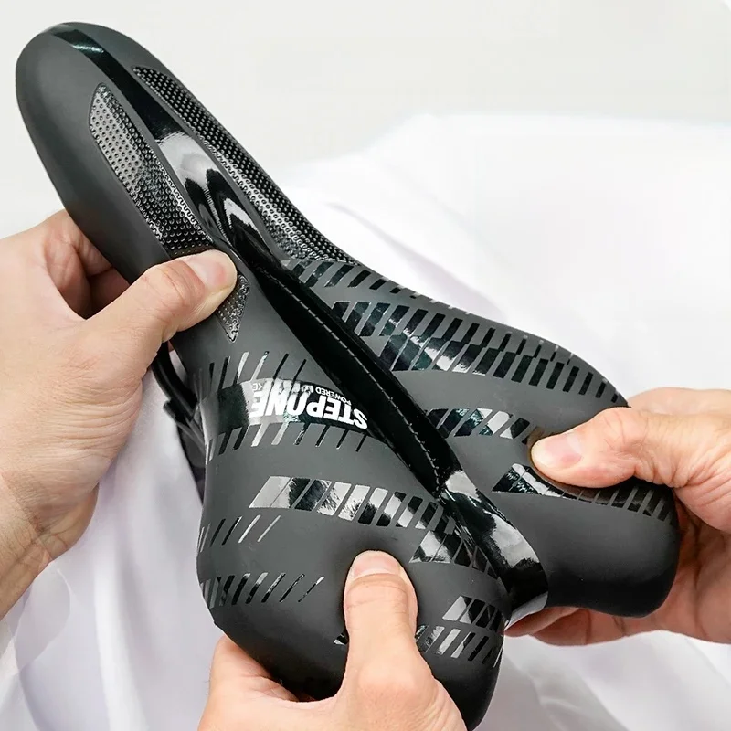 AliExpress JSHOU BIKE STEPONE Bike Saddle Mountain MTB Road Cycling Cushion Seat Exercise Soft Silicone Gel Shockproof Comfortable Hollow Saddle