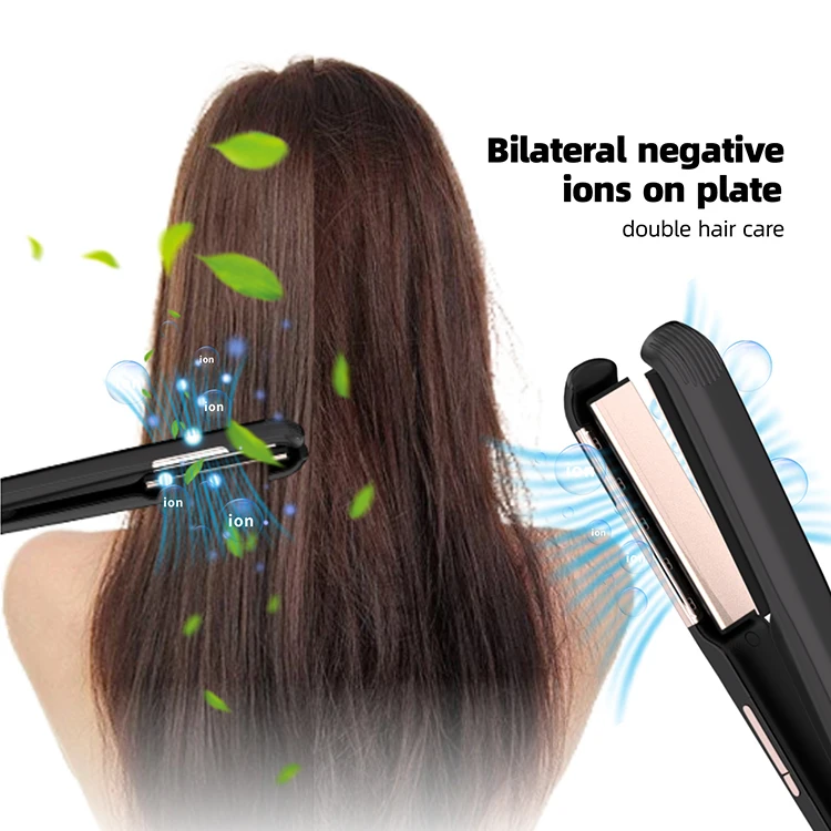 Air Plates Titanium Ceramic Hair Straighteners, Floating Plates for Increased Contact