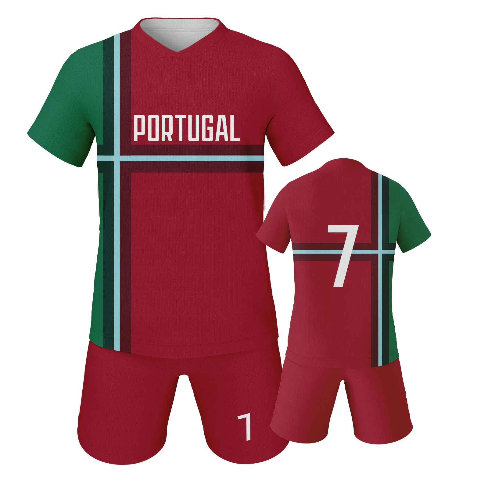 Soccer Jersey Kids Football Training Outfit Netherlands Argentina Italy England Football Uniforms Boys Girls Football Shirt