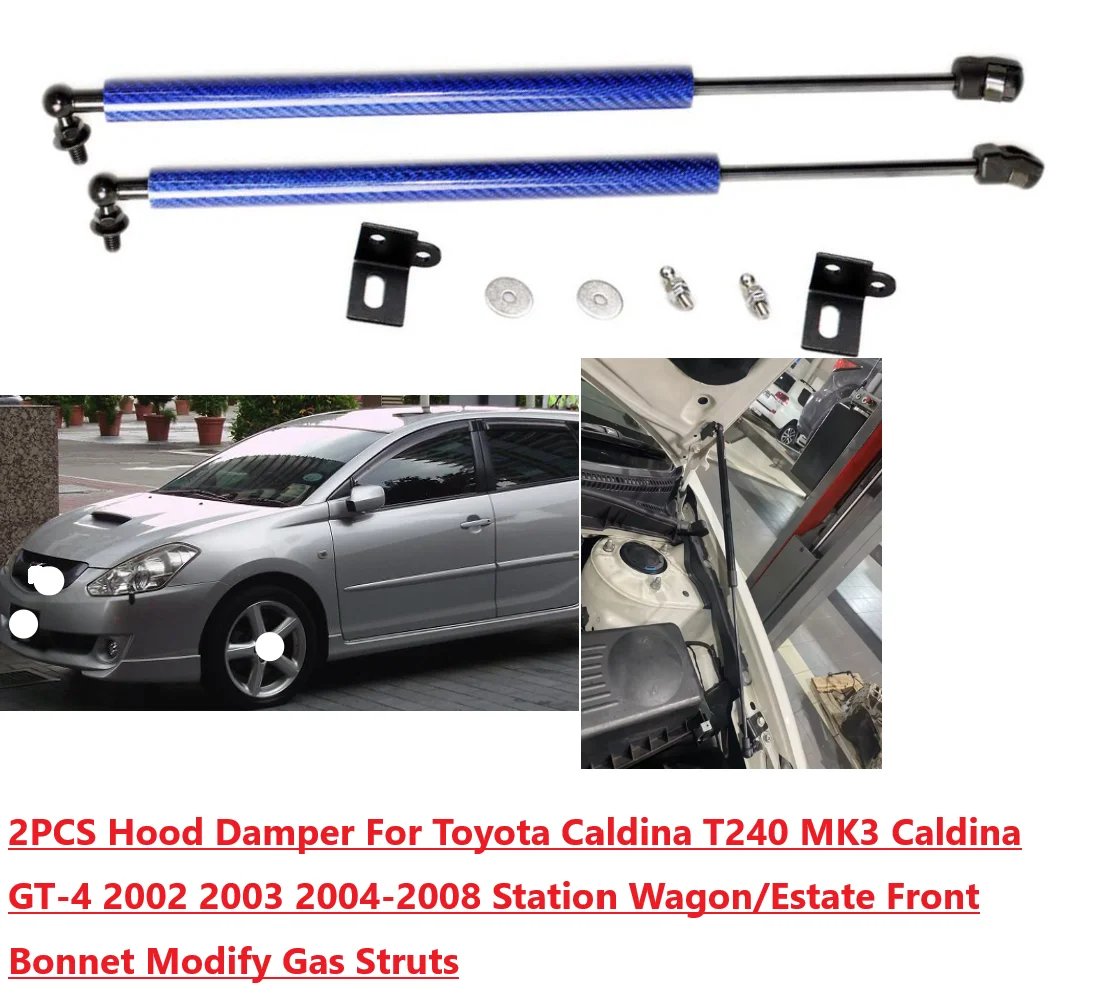 

Амортизатор капота для Toyota Caldina T240 MK3 Caldina GT-4 2002-2008, передний, газовый, для модификации, подъемный, упорный, амортизирующий