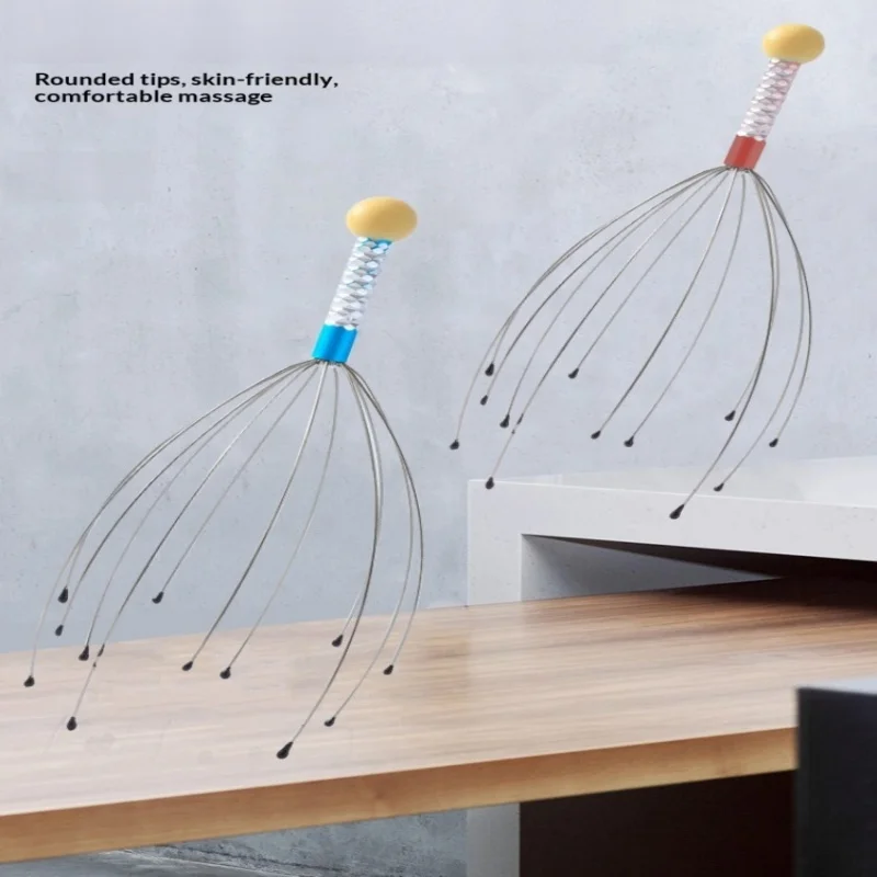 Scalp Massager Claw Stainless Steel Head Relaxer Brain Massage Tool Scalp  Itch Relief