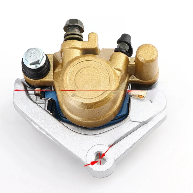 AliExpress spz M10 Motorcycle Front Brake Caliper Assy For ATV YAMAHA YBR125  YB 125 With  Pads And Bracket  Dirt Pit Bike Moto Accessories