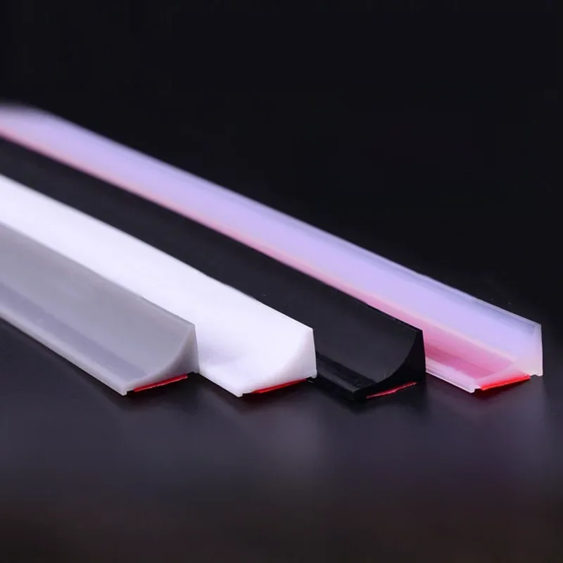 Kitchen Water Retaining Strip Silicone Self-adhesive Door Seal Retaining Strip Separation Shower Dam Barrier Bathroom Accessory