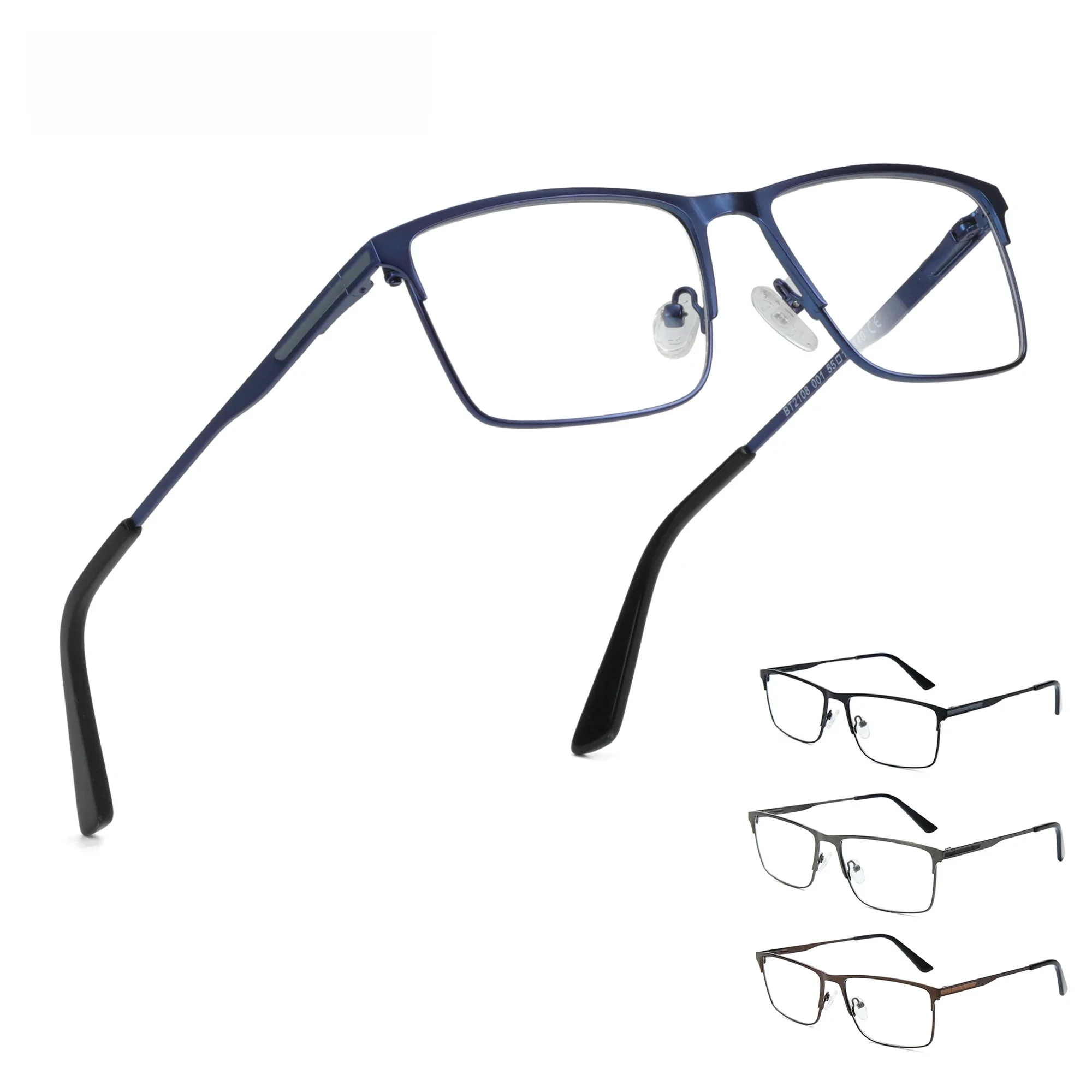 ZENOTTIC hommes alliage de titane lunettes optiques cadre mode mâle lunettes carrées ultraléger métal sans Prescription lunettes
