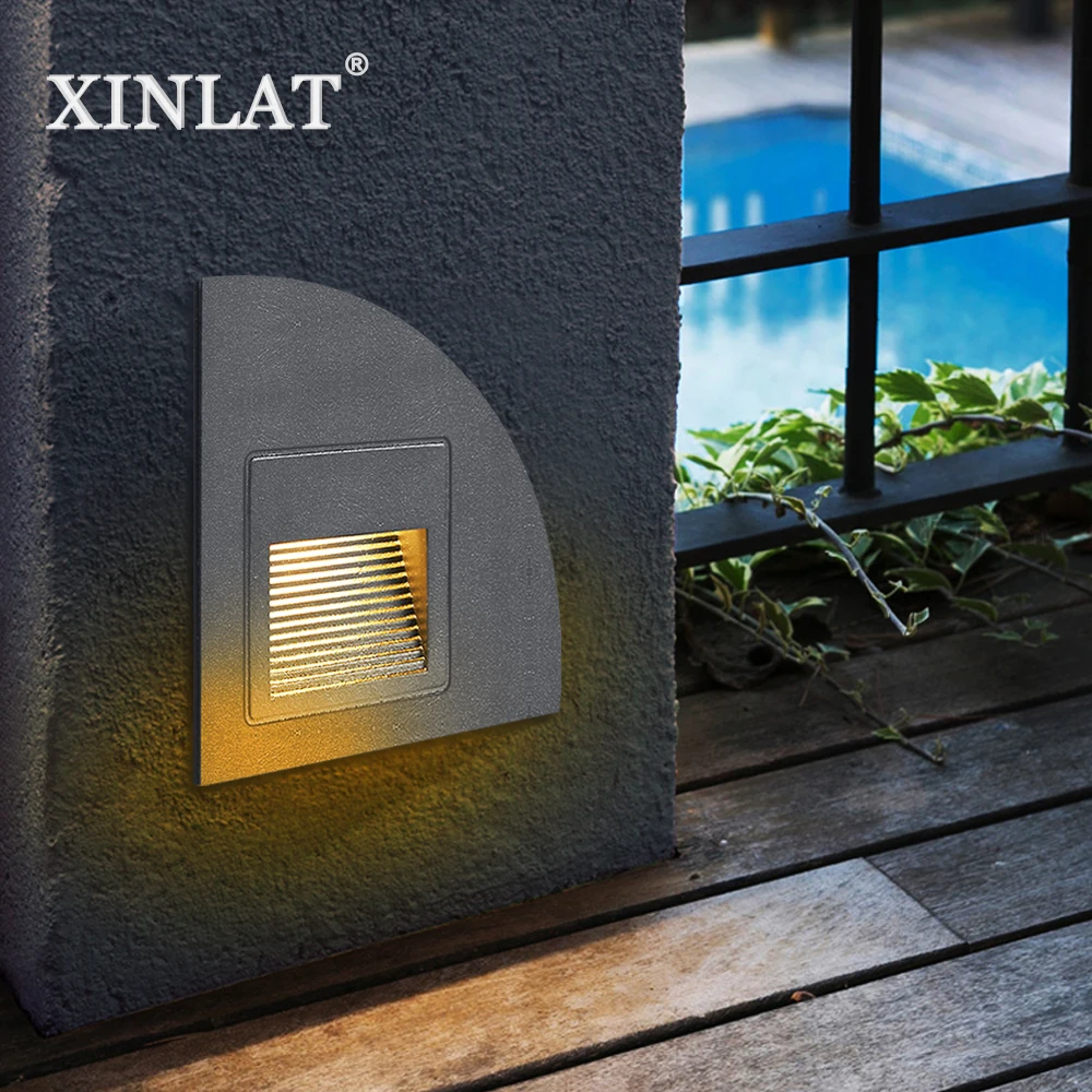 Outdoor Waterproof Led Wall Lamp Indoor Aluminum Sconce Wall Lights Recessed Night Lamps for Professional Lighting Home Decor