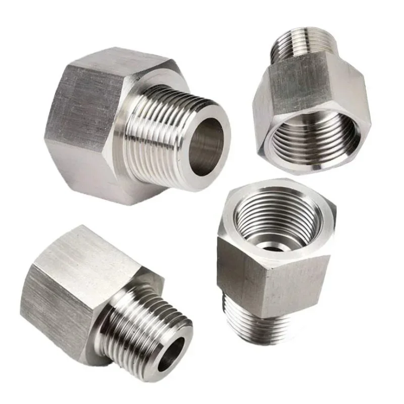M5 M6 M8 M10 M12 M14 M16 filetage métrique femelle à mâle 304 raccord de tuyau en acier inoxydable réducteur adaptateur connecteur haute pression