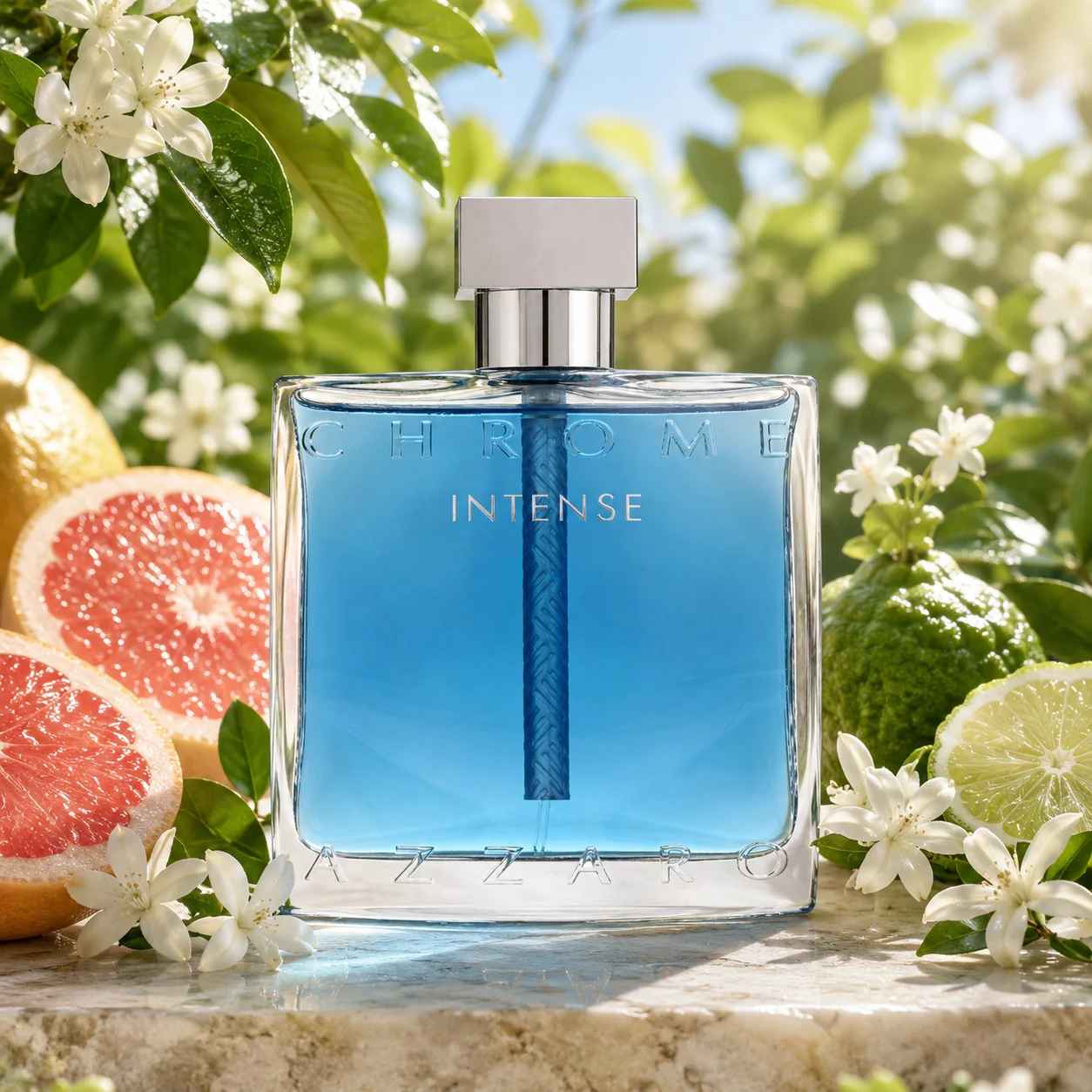 

AZZARO CHROME INTENSE 3.4 oz / 100 ml Eau De Toilette Men Cologne Spray Long-Lasting Perfume Women Fragrance For Daily Use
