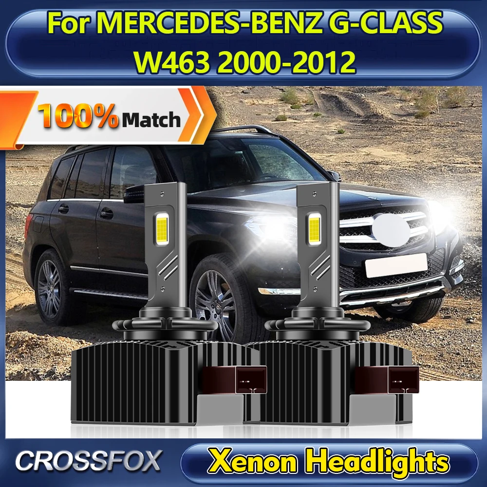 30000LM High Power Canbus LED Headlight 120W HID Xenon Lamps 6000K For MERCEDES-BENZ G-CLASS W463 2000-2008 2009 2010 2011 2012