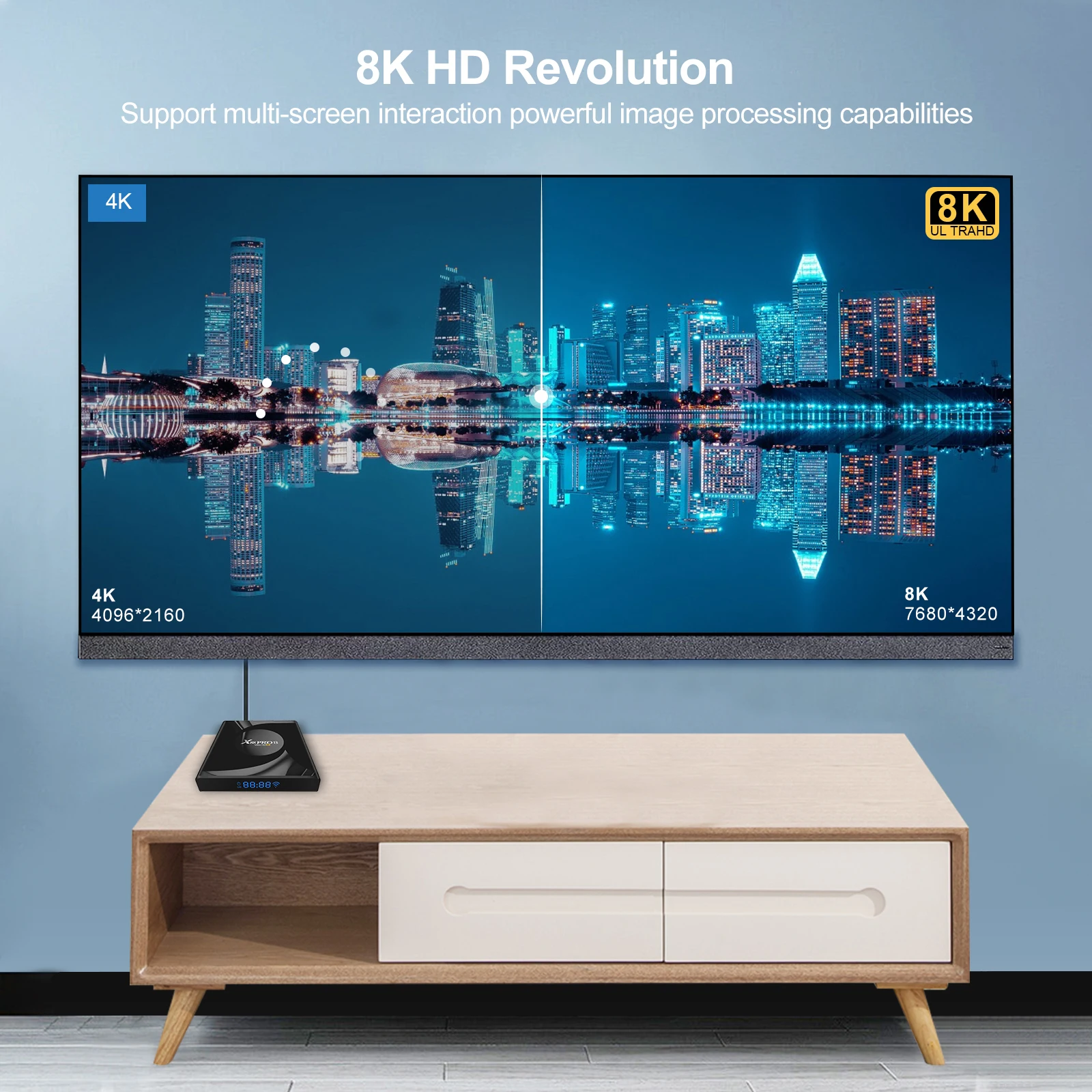 Android 13 Smart TV Box WIFI 6 BT 5.0 RK3528 TV Box 8K HD Set Top Box4GB 32GB 64GB مشغل الوسائط الذكية