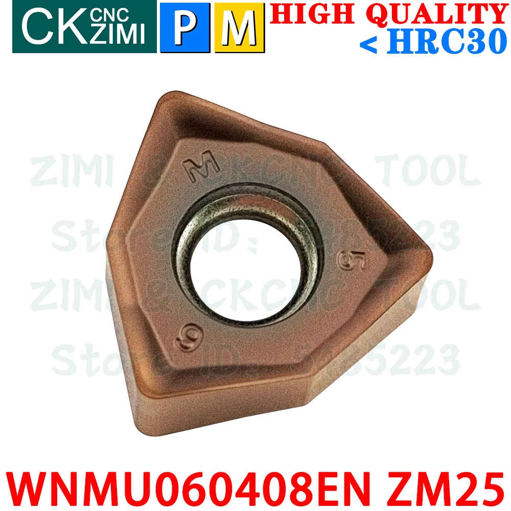 WNMU060408EN ZM25 WNMU 060408 EN ZM25 คาร์ไบด์ Fast Feed มิลลิ่งแทรก WNMU060408 CNC Indexable Heavy ตัดมิลลิ่งเครื่องมือ