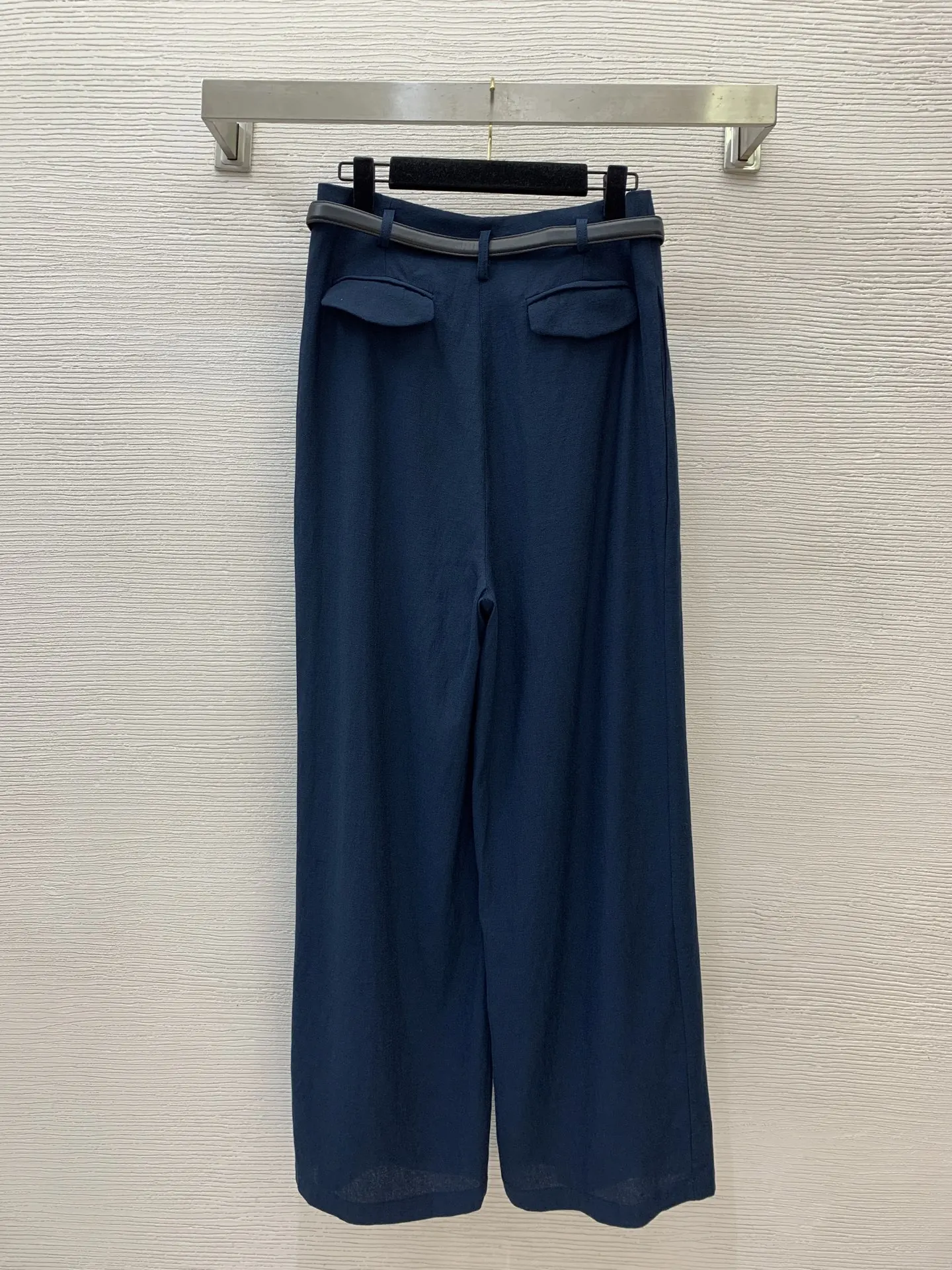 

2025 New Trousers Solid Waistband Superfinewool Zippers Fashionable Versatile Slimming Figure-hugging