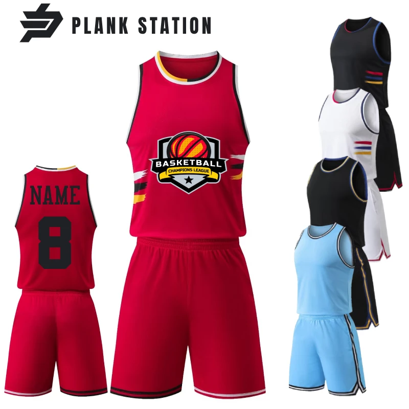 

Basketball Jerseys Sports Suits For Men Children Sportwear Training Customize DIY Team Name Number Logo Club Quick Dry